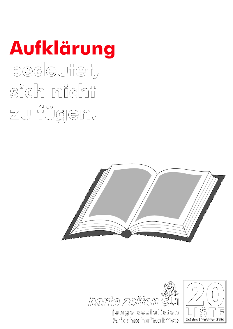 Plakat Buch von 2006
