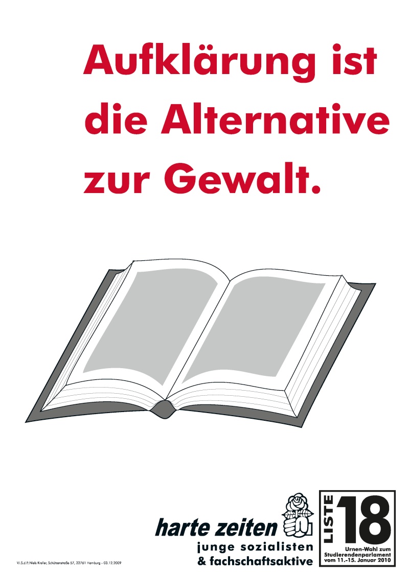 Plakat Buch von 2010